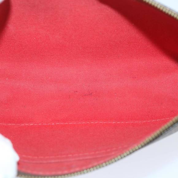 LOUIS VUITTON Damier Ebene Pochette Accessoires Pouch N41206 LV Auth 56891 - Picture 10 of 16